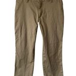 Wrangler Women's Relaxed Fit Khaki Chino Capri Pants 31 Business Casual Summer Photo 0