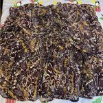 Free People  Saturday Sun Floral Mini Skirt Sz 4 Back Zipper Rayon  NWOT Photo 6