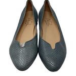 AGL Mimosa Snake Embossed Ballet Flat in Blue Grey Size 9.5 Photo 8