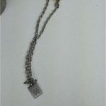 ♓Stainless steel Pisces zodiac necklace Silver Photo 1