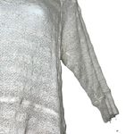 Willow & Clay Blouse Bohemian Linen Knitted Crochet Detail Fishtail Photo 8