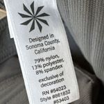 Athleta Gray Take A Hike Skirt Zip Pockets Size16 Side Snaps Pockets Nylon Blend Photo 4