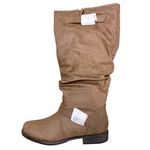 Journee Collection Journee Tan Knee-High Boots Photo 6