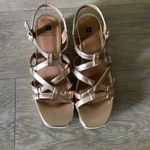 White Mountain  gold crappy sandals – barely worn. Photo 1