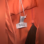 COS RUFFLED JUMPSUIT - ORANGE |  fall NWT $155 casual formal boho contemporary Photo 5