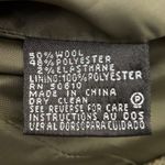 Anne Klein Wool Utility Blazer Jacket Womens 8P Green Old Money Quiet Luxury Photo 6