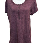 Kuhl  Svenna Short Sleeve‎ Henley Melange Knit Top in Dusty Lunar Size Xl Photo 0