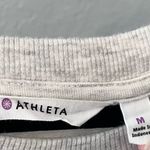 Athleta Light Grey Long Sleeve Tunic Sweater Medium Photo 6