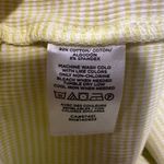 Loft NWOT  Women's XL Sleeveless Striped Pullover Blouse/Tank Top Lime Green. Photo 6