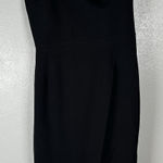 Dress the Population NEW Milan Asymmetrical Neckline Strapless Dress Sz XL Black Photo 0