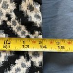 Gold Coast Black Off White Hobo Shoulder Purse Handbag Tapestry Snap Closure EUC Photo 4