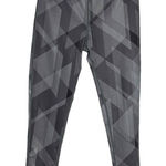 Orangetheory Leggings Gray Geometric Print Crop Length Skinny Leg Fitted Photo 0