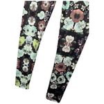 H & M Floral Stretch Yoga Full Workout Casual Lounge Leggings Black S Photo 4