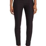 T Tahari New Pull On Pants Slacks Stretchy Ankle Invisible Zipper Black S Photo 13