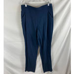 1. State  Navy Blue Pull On pants size medium Photo 1