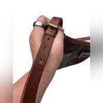 Sundance  Chocolate‎ Brown Distressed Pebbled Leather Hobo Shoulder Bag Photo 4