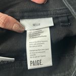 Paige  Nellie Culotte High Rise Wide Leg Jeans Black Denim Cropped Size 30 Photo 3