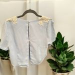 Haute society  Button Back Crop Top Small Photo 1