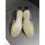 Fly London  Ylva Blue Suede Lace-Up Peeptoe Wedge Sandals Womens 42 US 11 Photo 4