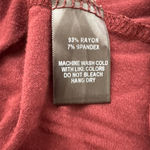 Lulus Women's Burgundy Long Sleeve Maxi w/ Large Slit Dress Small Photo 5