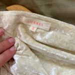 Luxxel Ivory velvet faux wrap with slit, high low dress small v neck
Small Photo 5