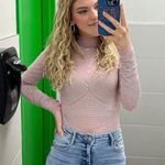 Nana Macs  Boutique Western Rhinestone Mesh Bodysuit Photo 0