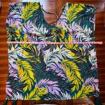 Palisades Beach Club Womens Tropical Green Printed Pullover Swim Cover Photo 9