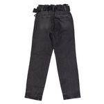 EXPRESS NEW Black Super High Waist Paperbag Ankle Jeans Pants Women’s size 4 Photo 6