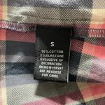 Tolani  Collection Small Top Blouse Embroidered Boho Plaid Photo 6