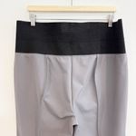 Lafayette 148 Ponte Knit High Rise Pintuck Slim Leg Dress Pants in Gray Size XL Gray Photo 6