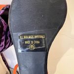 FRH Women's Colorful Animal Print Wedge Heels Size 8.5 Orange Photo 8