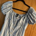 Forever 21  Blue Striped Dress Photo 1
