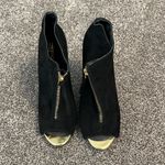 Mossimo Supply Co Black Heeled Boots with Elegant Silhouette Size 9.5 Photo 3