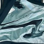 Athleta Teal Green Marbled Triple Dare Sports Bra XS Photo 3