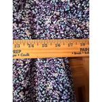 Piper & Scoot Maxi tiered dress ditzy floral Prarie baloon sleeve Lined Blue Photo 4