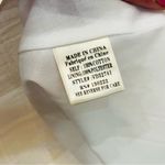 Very J  white collard button up dress size small Photo 5