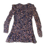 Stevie May Unleashed Mini Dress Long Sleeve Fun Print Size XL Women's NWT Blue Photo 6