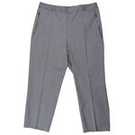 Hugo Boss BOSS Telana Pinstripe Trousers Gray & White Size 10 Photo 13