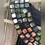 Alice + Olivia  MIRROR LINED SILK DRESS Photo 4