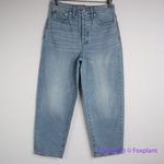 Madewell NEW  Balloon Jeans in‎ Hewes Wash, 28 Photo 2