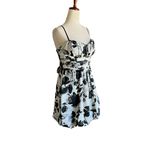 Twenty One Y2K floral mini bubble dress Black Size undefined Photo 13