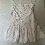 Princess Polly “Archetype” White Strapless Mini Dress Drop Waist NWOT Photo 1