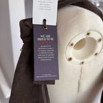 American leather Co Brown Suede Tote Bag Photo 3