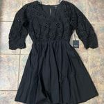Simply Vera [ wang] NWT medium black eyelet dress Photo 7