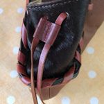 Velez Genuine Leather Purse Handbag Woven Calf Skin Shoulder Bag Purse Brown Photo 5