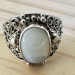 Suarti Bali Sterling Silver Moonstone Ring Photo 5