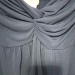 Maurice's  2X Twist Top Front Stretchy Tank Top in Teal Plus Photo 3