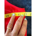 Zesica Sleeveless Blouse with Peblum Waist and Bows NWT Size XL (P11) Red Photo 8