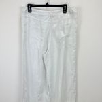 Madewell The Tall Zoe Relaxed Wide Pant in 100% Linen Salt White US 10T NWT Photo 10