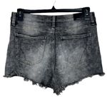 Kendall + Kylie SZ 13/31 Drifter Hi-Rise Jean Shorts Stretch Frayed Acid Wash Photo 2